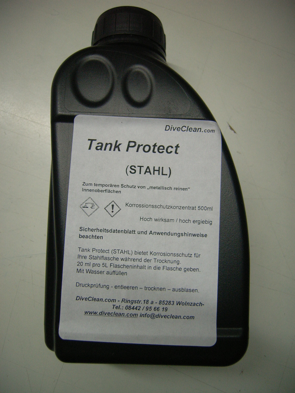 Tank Protect für Stahl- oder Alu-Tauchflaschen 500 ml