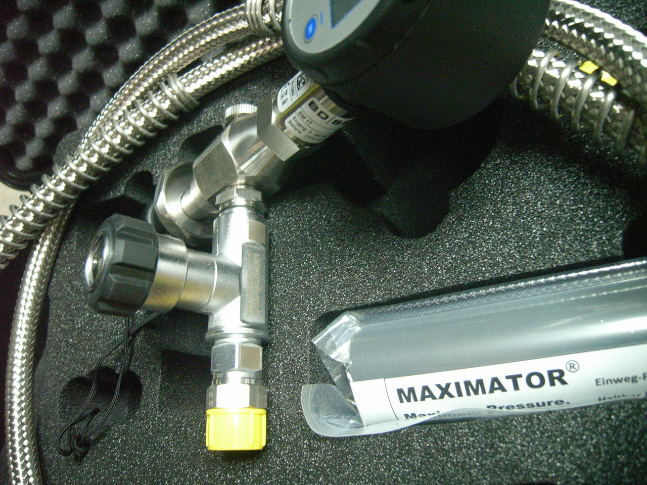 GasMix Set V.8 - G 5/8" 300 bar mit Nautec Nadelventil
