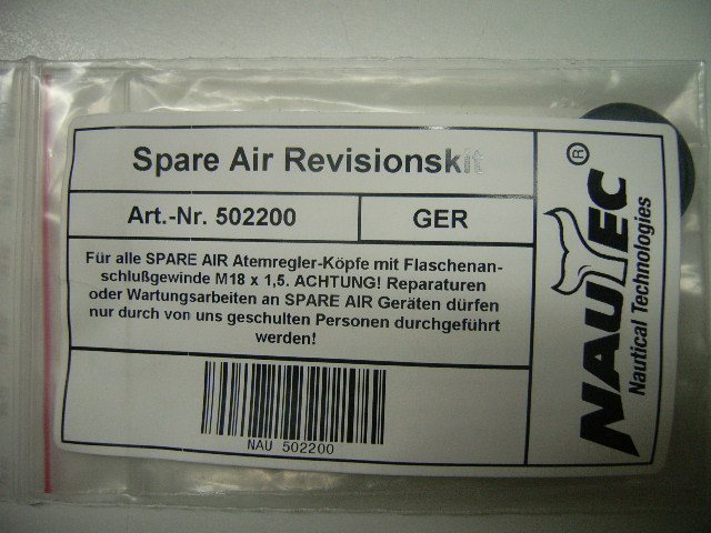 Nautec Spare Air Ersatzteile-Kit für M 18
