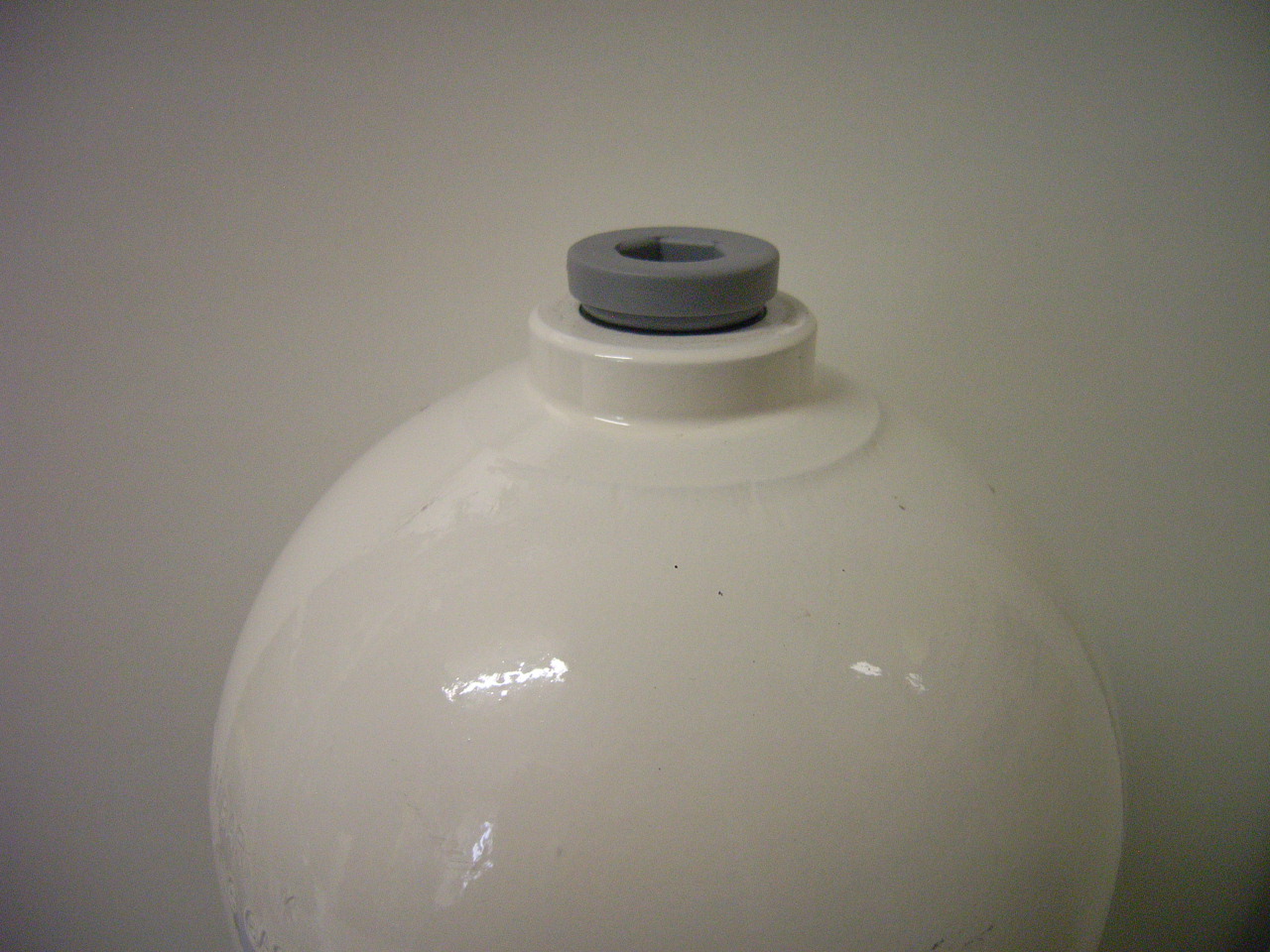 Faber 7 L  200 bar Stahlflasche weiß ohne Ventil