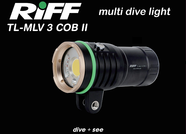Riff Videolampe mit Multilicht MLV3 COB II