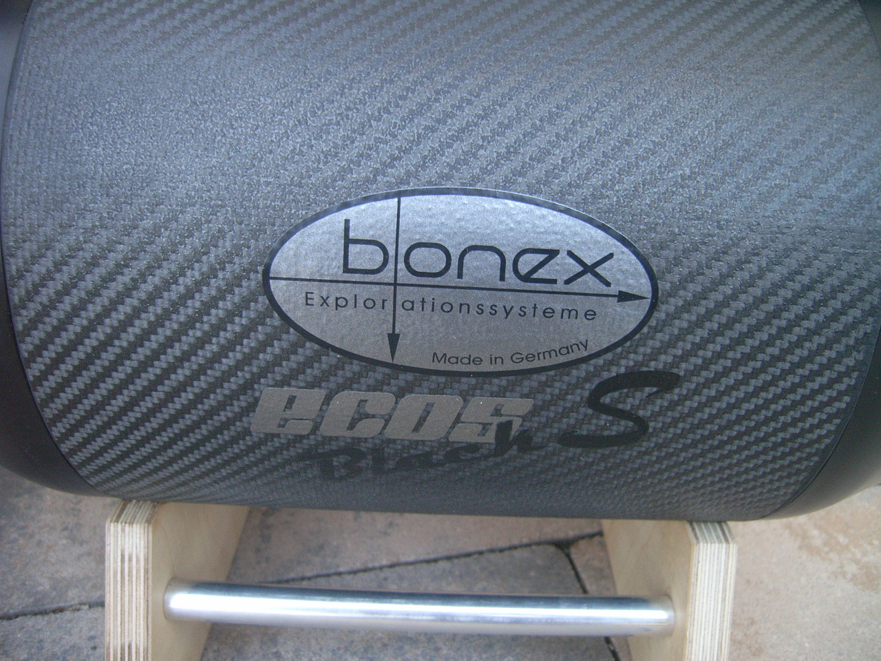 Bonex Ecos S Black Edition Scooter - Set mit Stellage